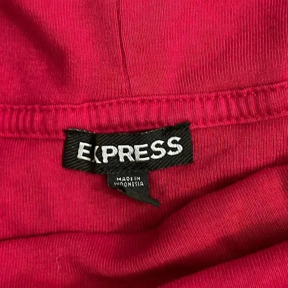 Express Body Contour High Compression Mock Neck Short Sleeve - Picture 3 of 4